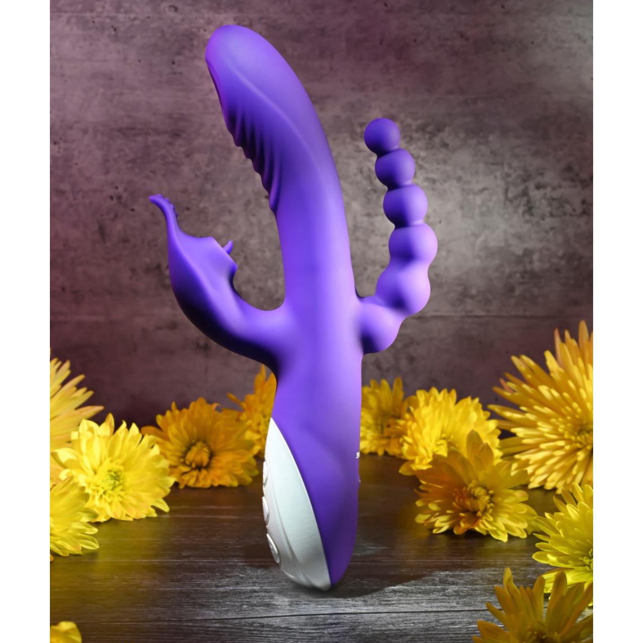 Evolved - Lick Me Triple Stim Vibe Vibrator - Paars